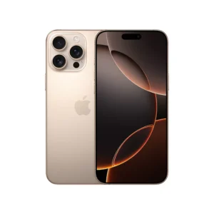 iPhone 16 Pro Max de 256 GB mostrando su pantalla y módulo de cámaras